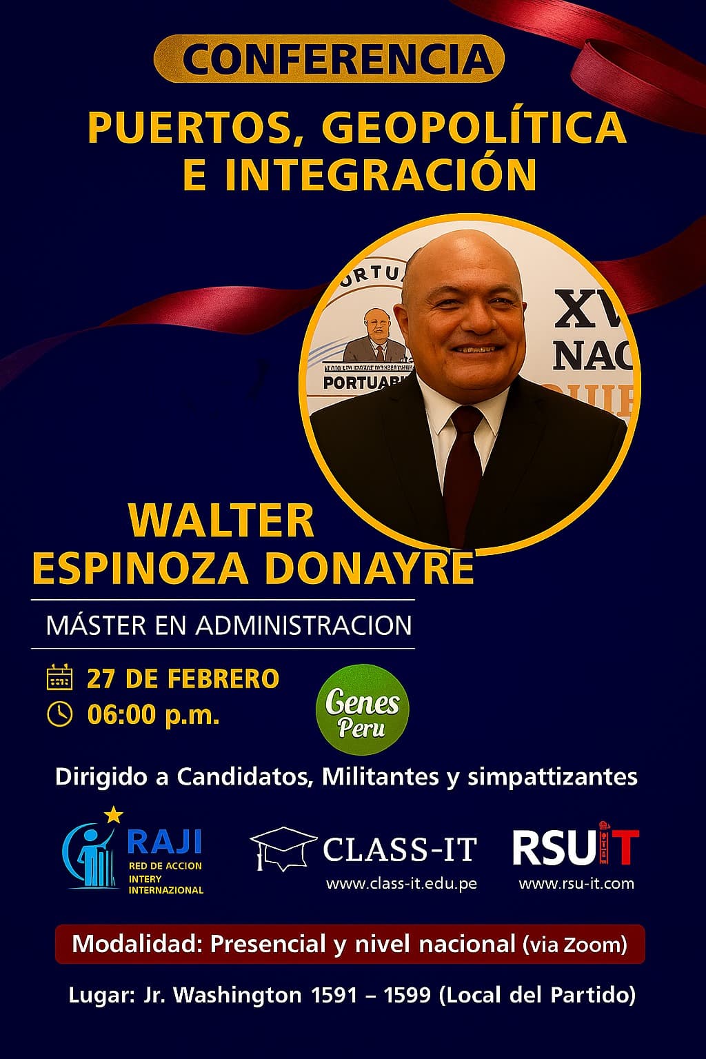 "PUERTOS, GEOPOLÍTICA E INTEGRACIÓN"